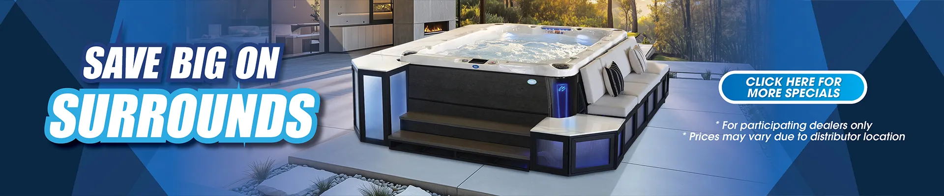Calspas hot tub being used in a family setting - Marseille